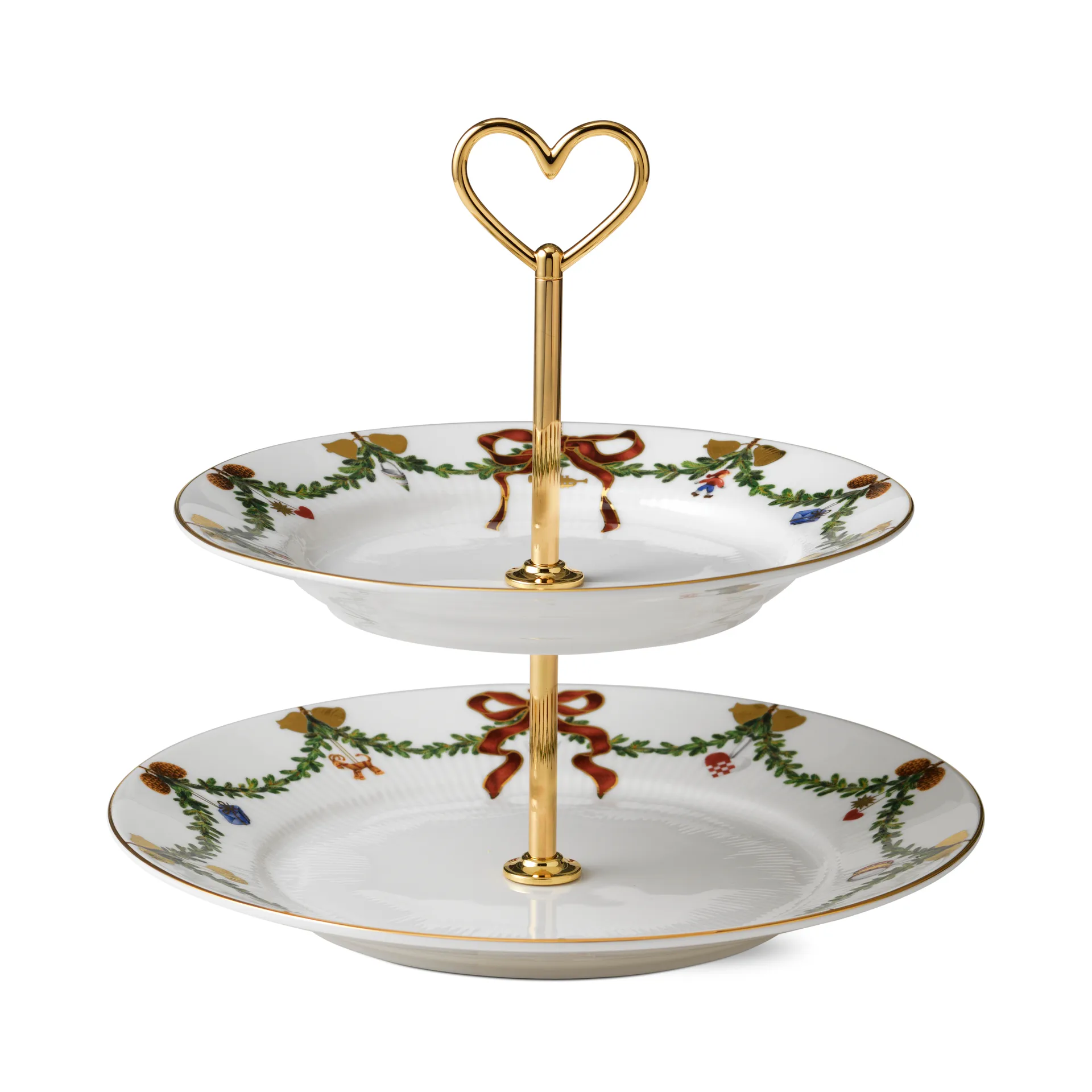 Star Fluted Christmas våningsfat, 23 cm Royal Copenhagen