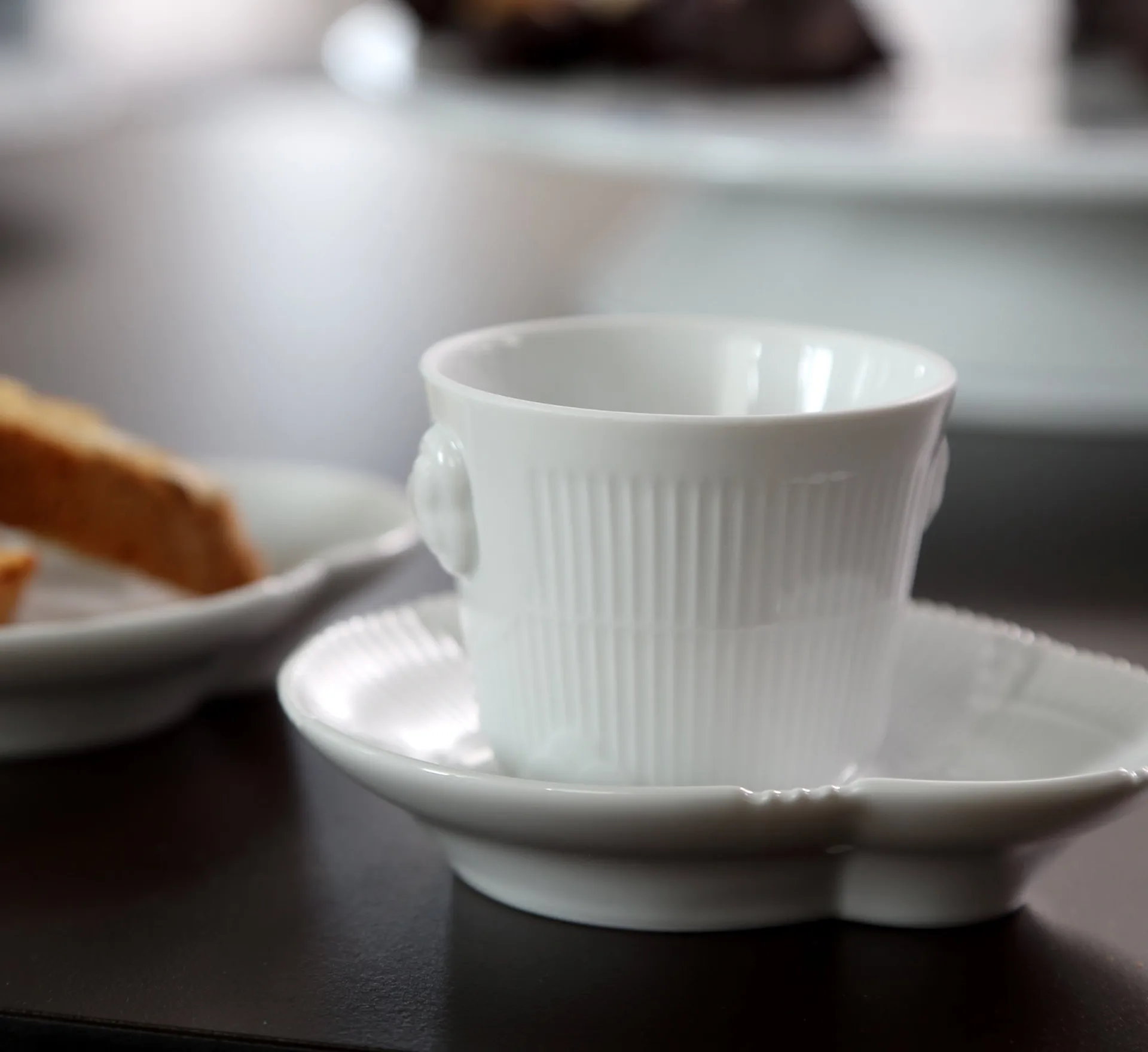 White Elements espressokopp, 10 cl Royal Copenhagen