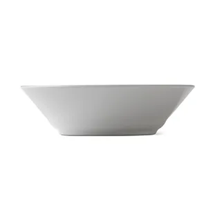 White Fluted djup tallrik, Ø 17 cm Royal Copenhagen