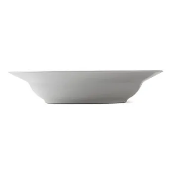 White Fluted djup tallrik med kant, Ø 21 cm Royal Copenhagen