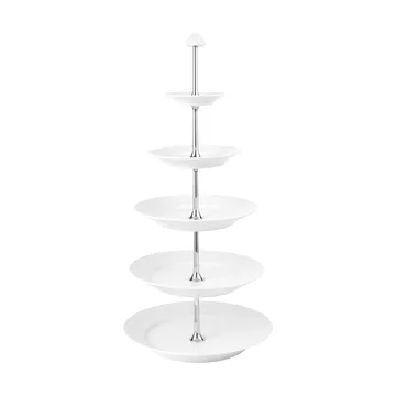White Fluted fat med 5 våningar - White - Royal Copenhagen