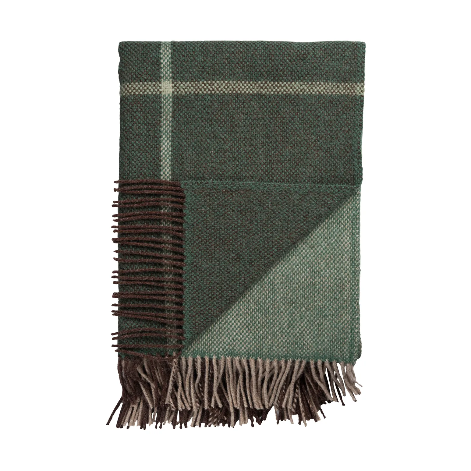 Filos pläd 145x220 cm, Green Røros Tweed