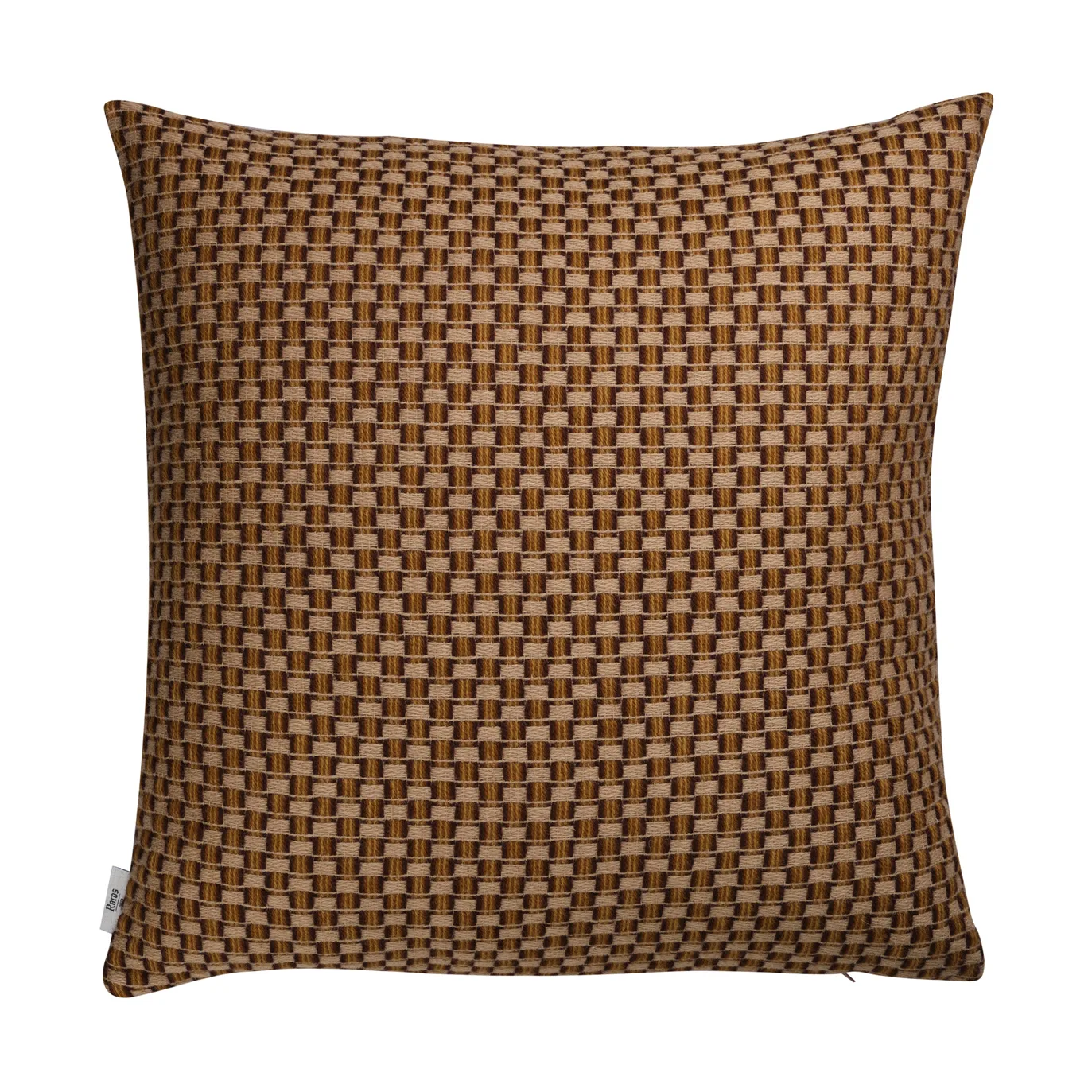 Isak kudde 60x60 cm, Chestnut Røros Tweed
