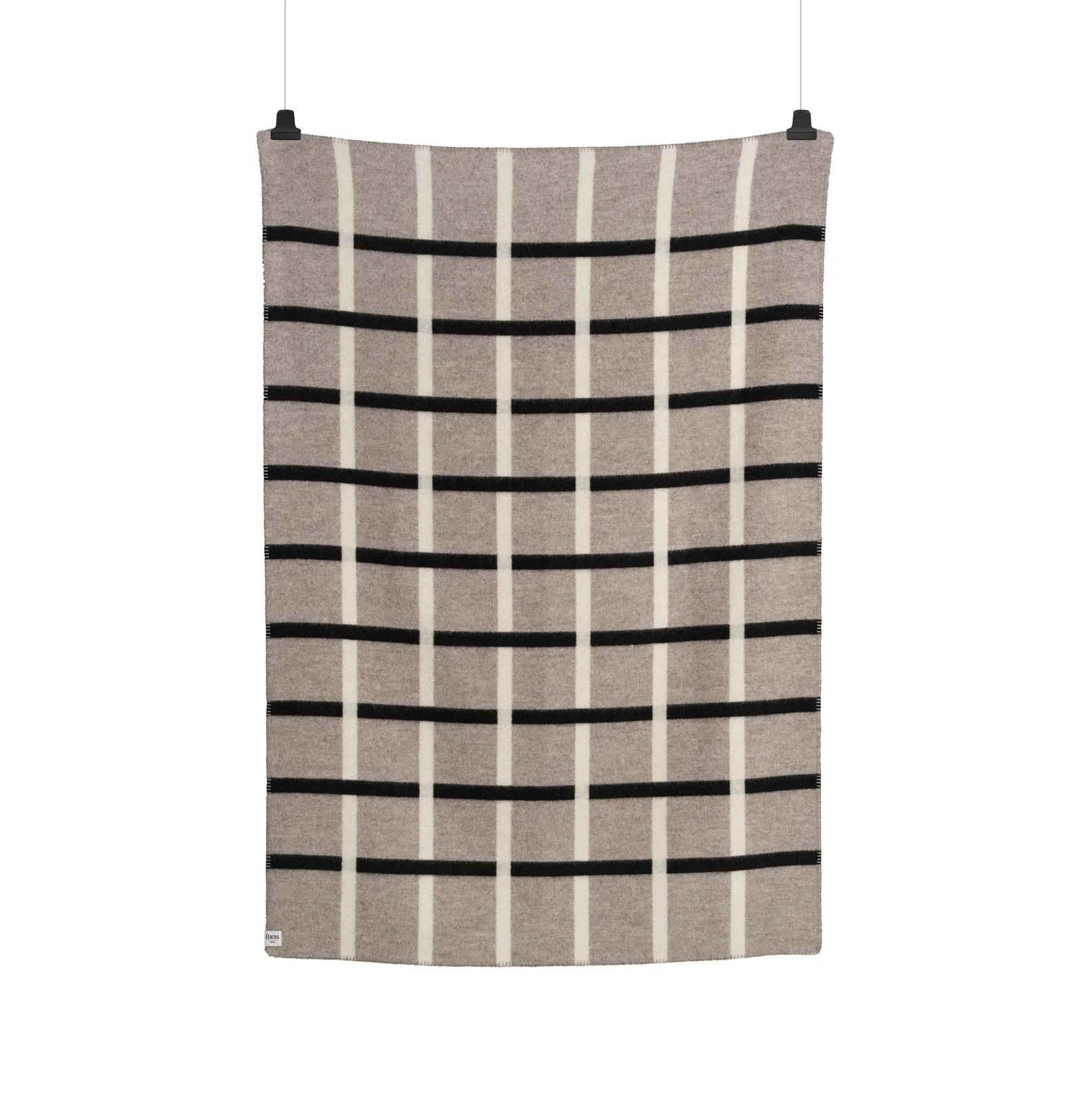 Knut filt 135x200 cm, Dove grey Røros Tweed