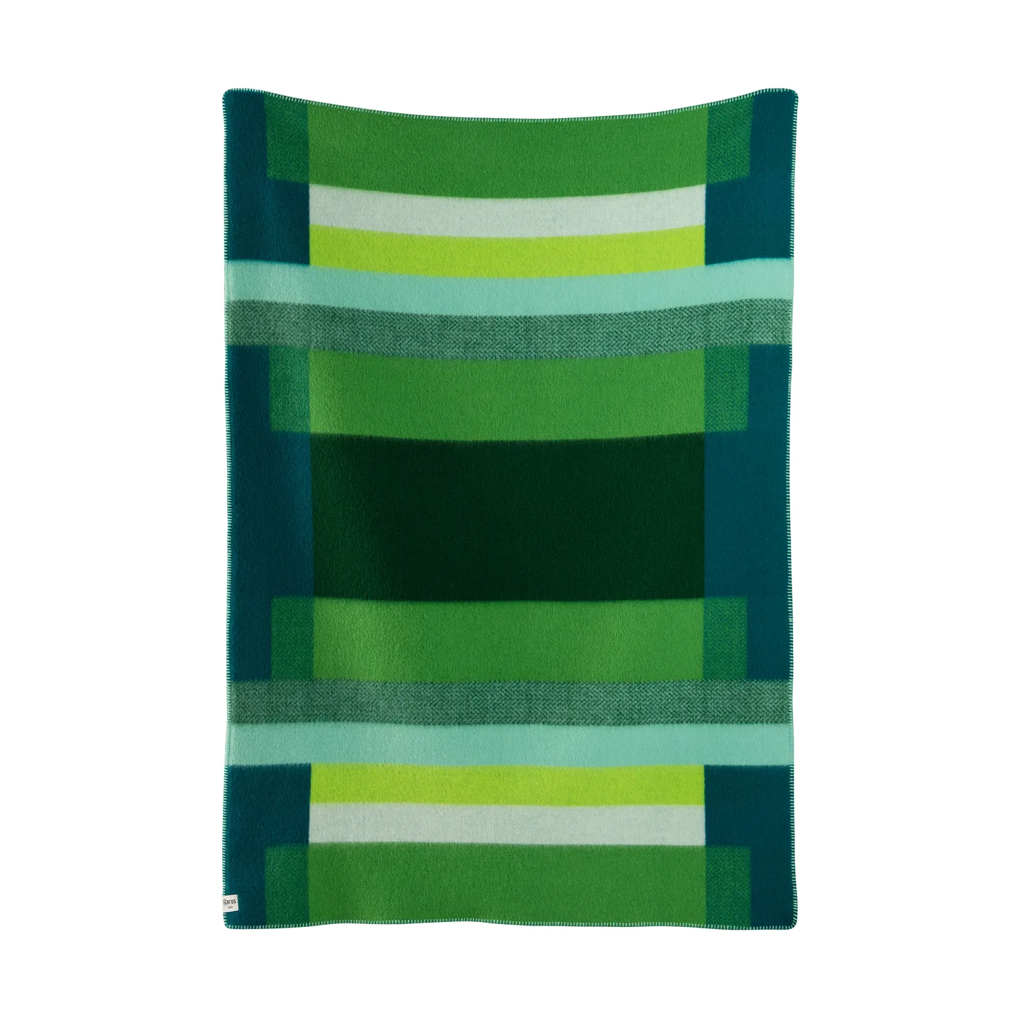 Mikkel filt 135x200 cm, Green Røros Tweed