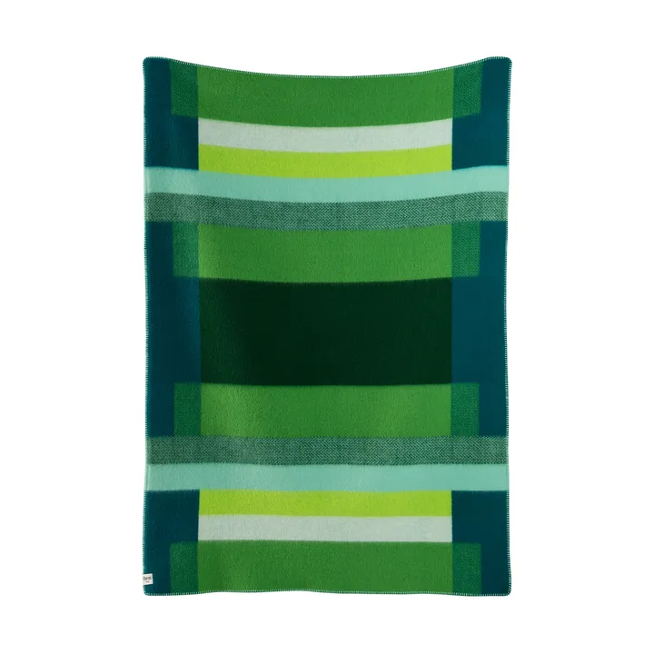 Mikkel filt 135x200 cm - Green - Røros Tweed