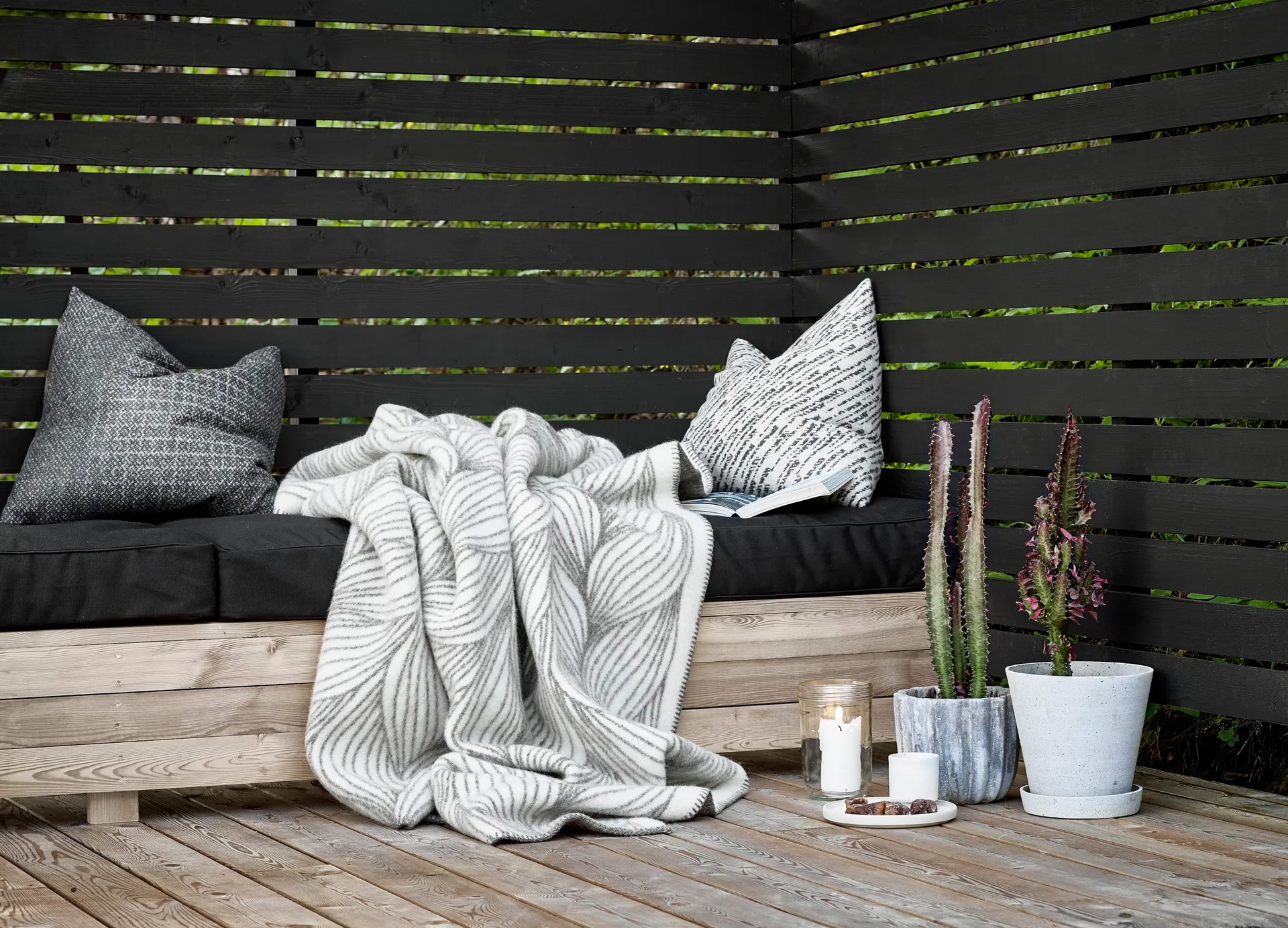 Naturpledd filt 135x200 cm, Flette Røros Tweed