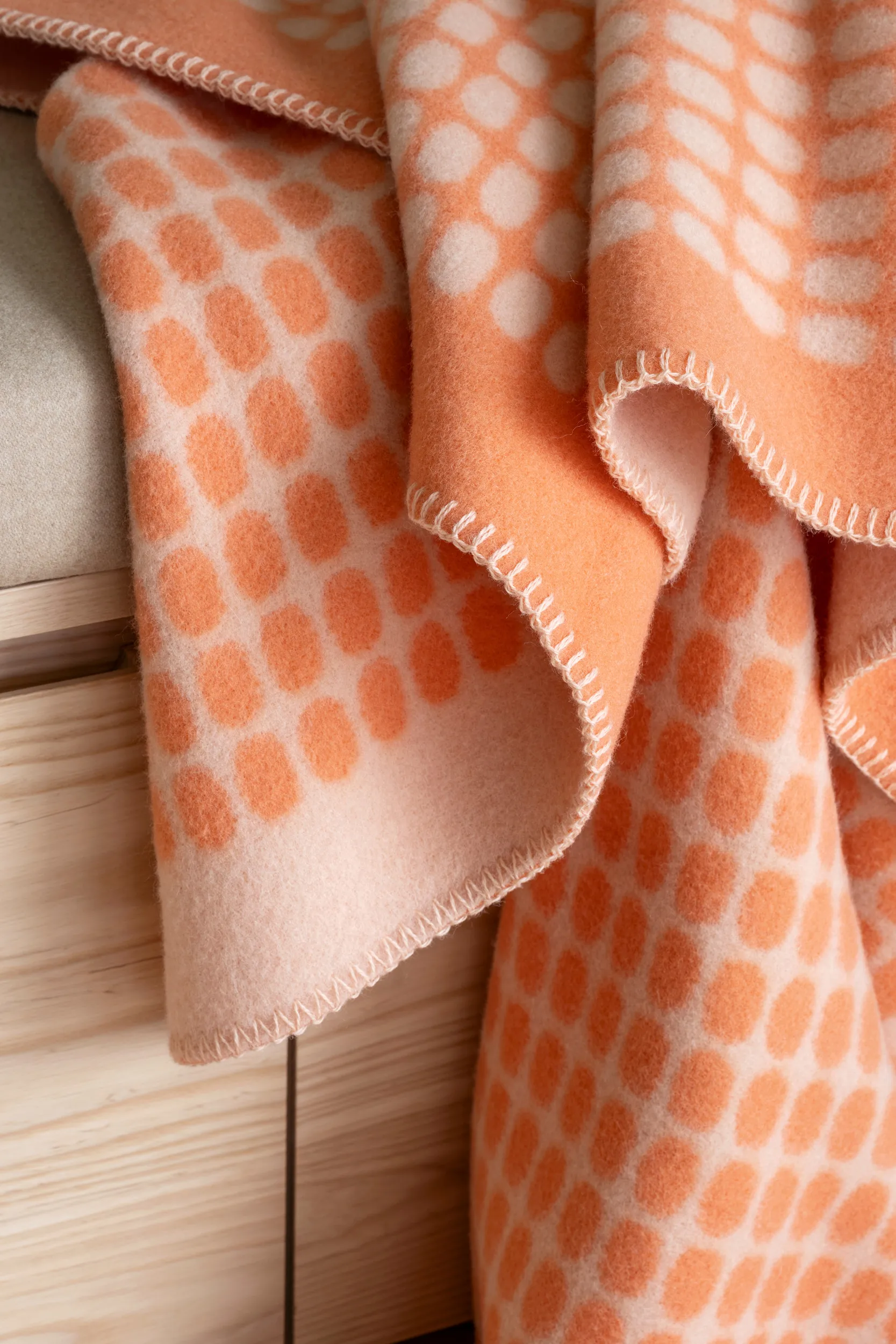 Palette filt 135x200 cm, Coral Røros Tweed