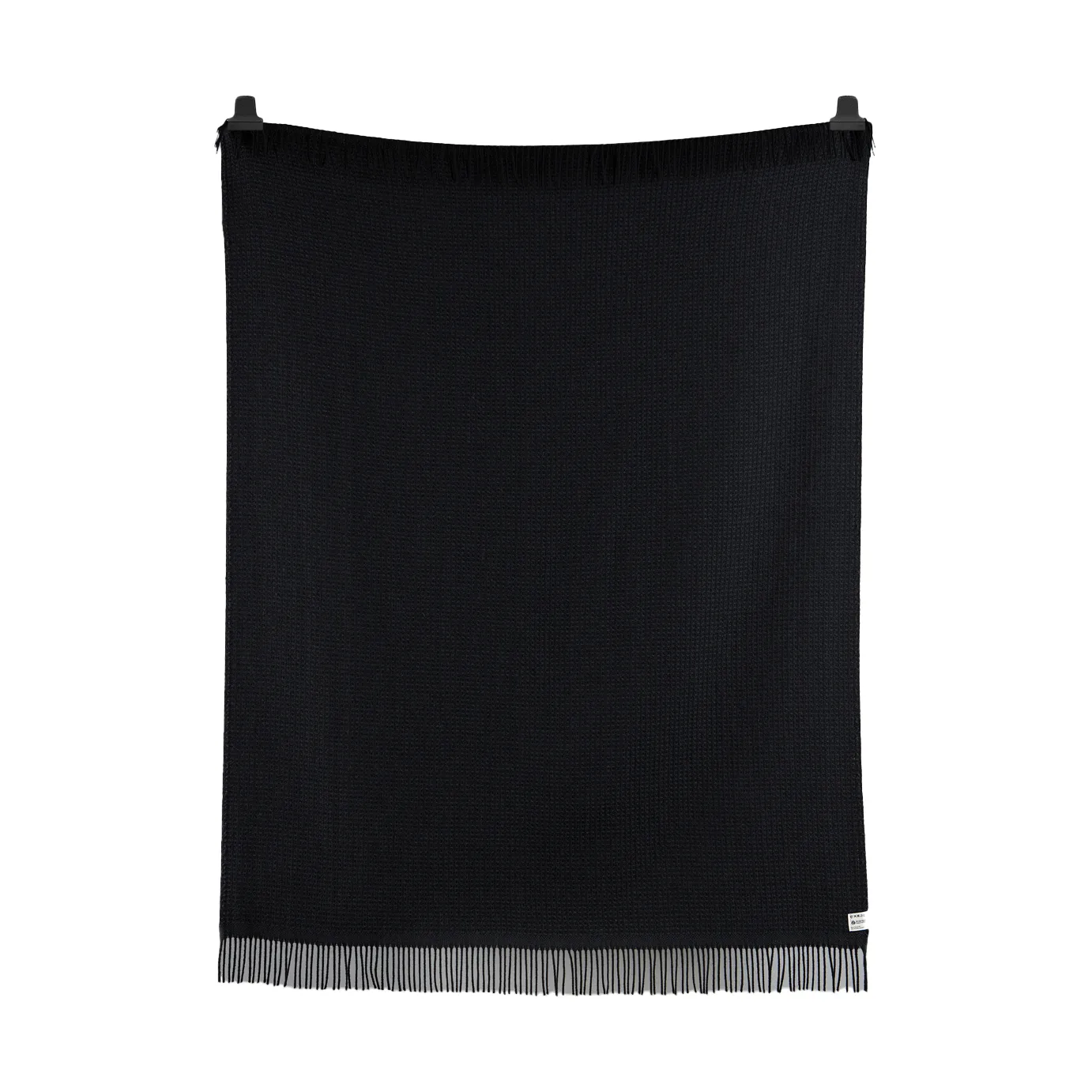 Vega pläd 150x210 cm, Black Røros Tweed