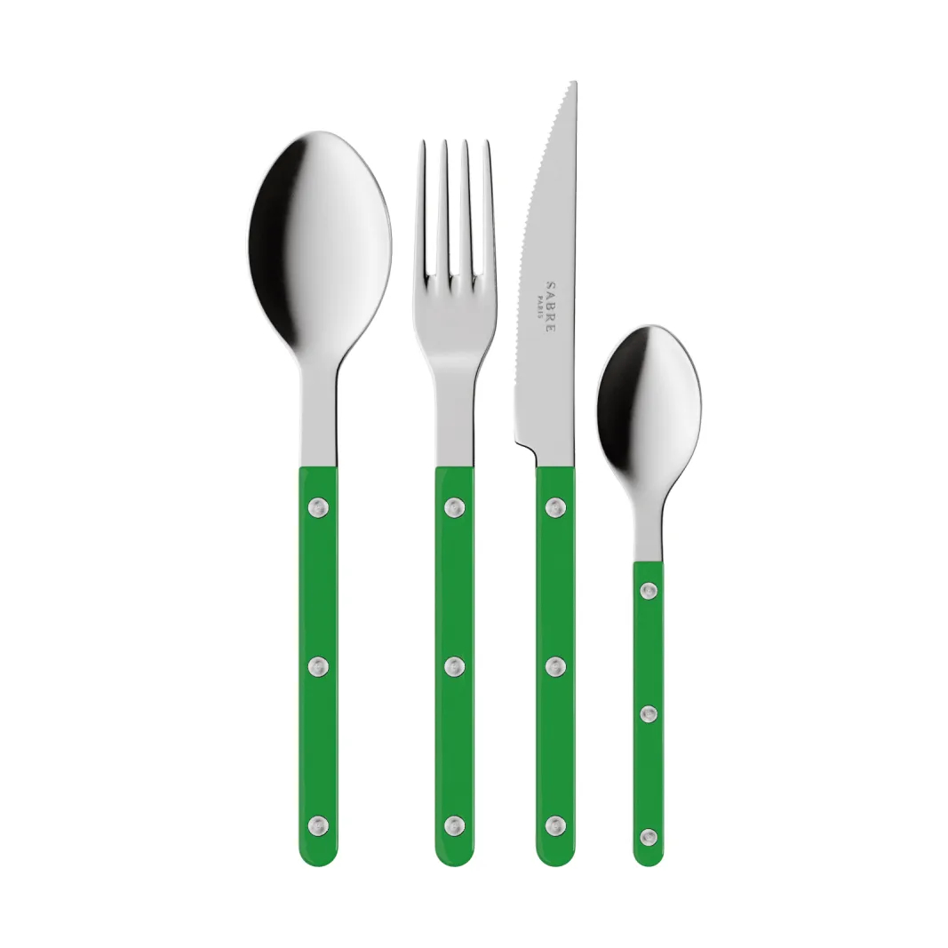 Bistrot solid bestickset 4 delar, Garden green SABRE Paris