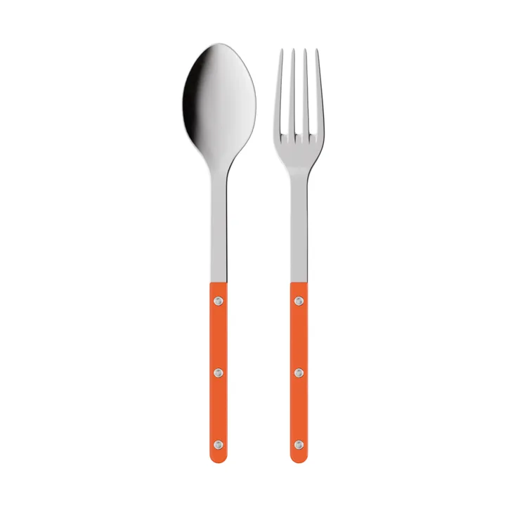 Bistrot solid serveringsbestick 2 delar - Orange - SABRE Paris