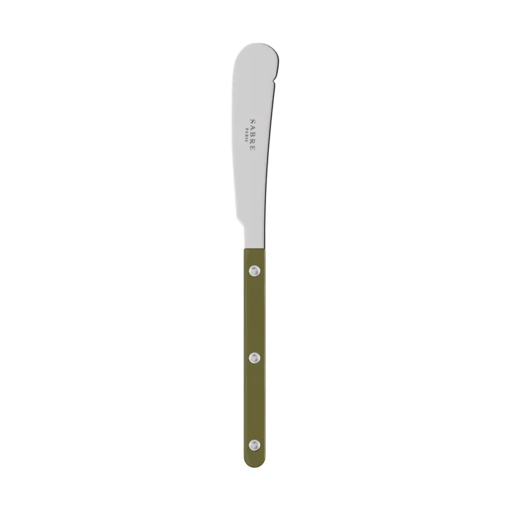 Bistrot solid smörkniv 16 cm - Green fern - SABRE Paris