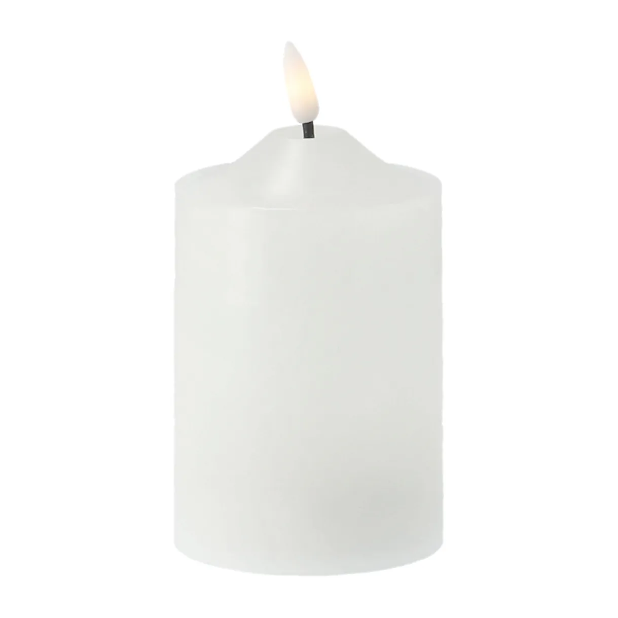 Bright blockljus LED 15 cm, Vit Scandi Essentials