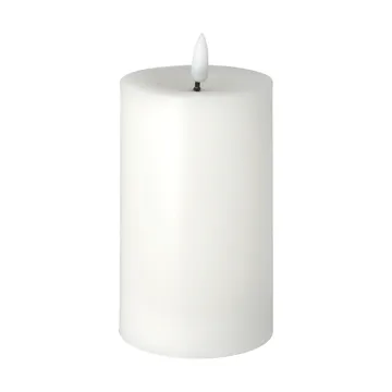 Bright Melt blockljus LED 15 cm - Vit - Scandi Essentials