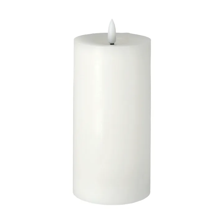 Bright Melt blockljus LED 17,5 cm - Vit - Scandi Essentials