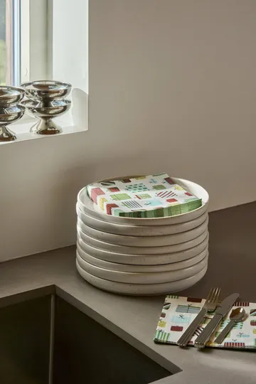 Gift pappersservett - Multi, 20‑pack, 33×33 cm - Scandi Essentials