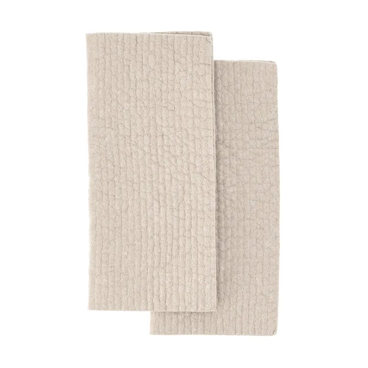 Rinse disktrasa - Beige, 2-pack - Scandi Essentials