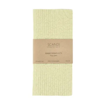 Rinse disktrasa - Salviagrön, 2-pack - Scandi Essentials