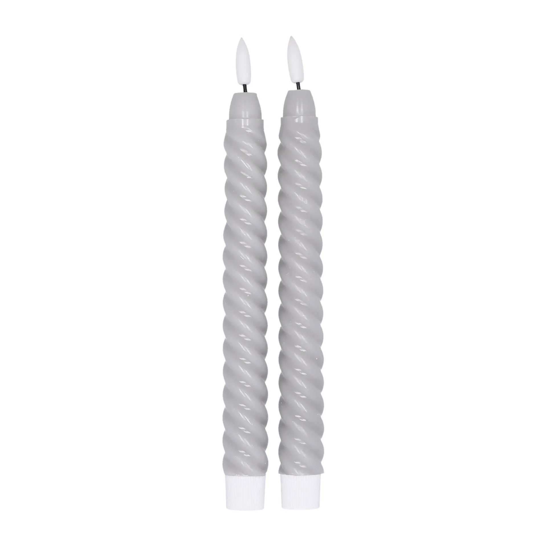 Twisted LED-ljus 25 cm 2-pack, Grå Scandi Essentials