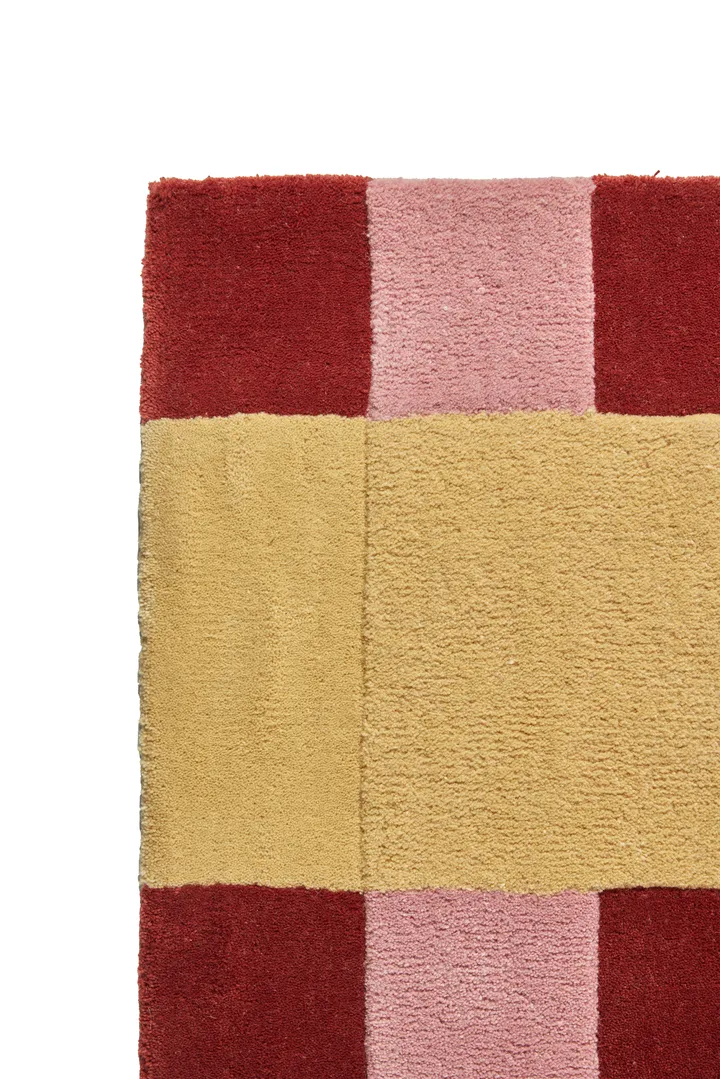 Aisles ullmatta - Röd, 170x240 cm - Scandi Living