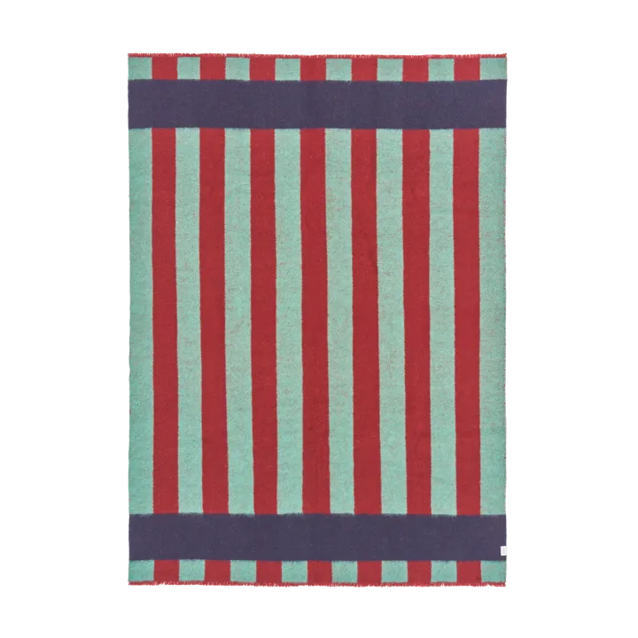 Aisles ullpläd 130x180 cm - Grön - Scandi Living