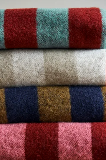 Aisles ullpläd 130x180 cm - Grön - Scandi Living