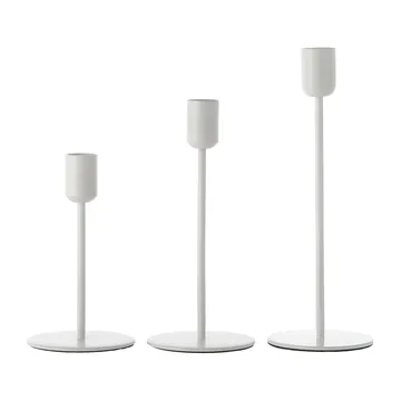 Arctic ljusstake 14 cm - Vit - Scandi Living