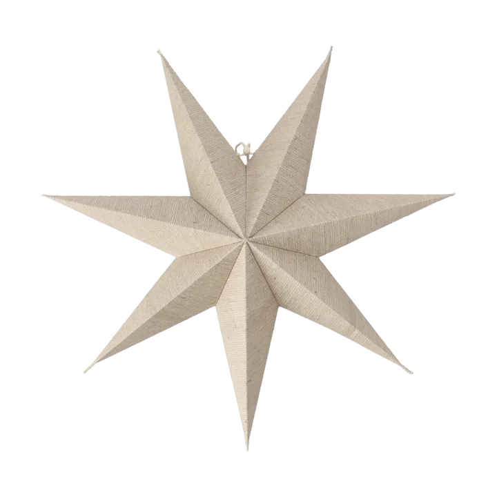Bare adventsstjärna natur - 45 cm - Scandi Living