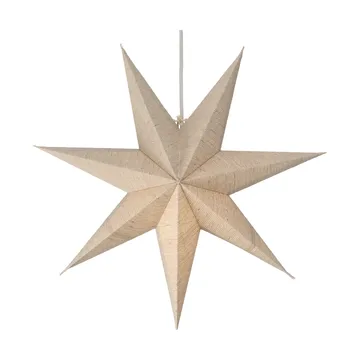 Bare adventsstjärna natur - 45 cm - Scandi Living
