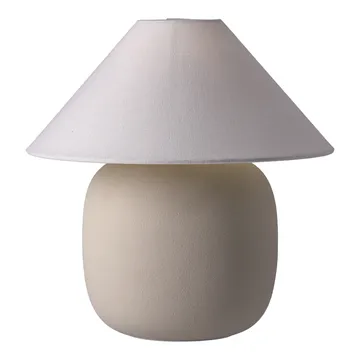 Boulder bordslampa 29 cm beige-white - Scandi Living