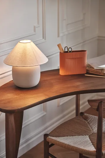 Boulder bordslampa 29 cm beige-white - Scandi Living