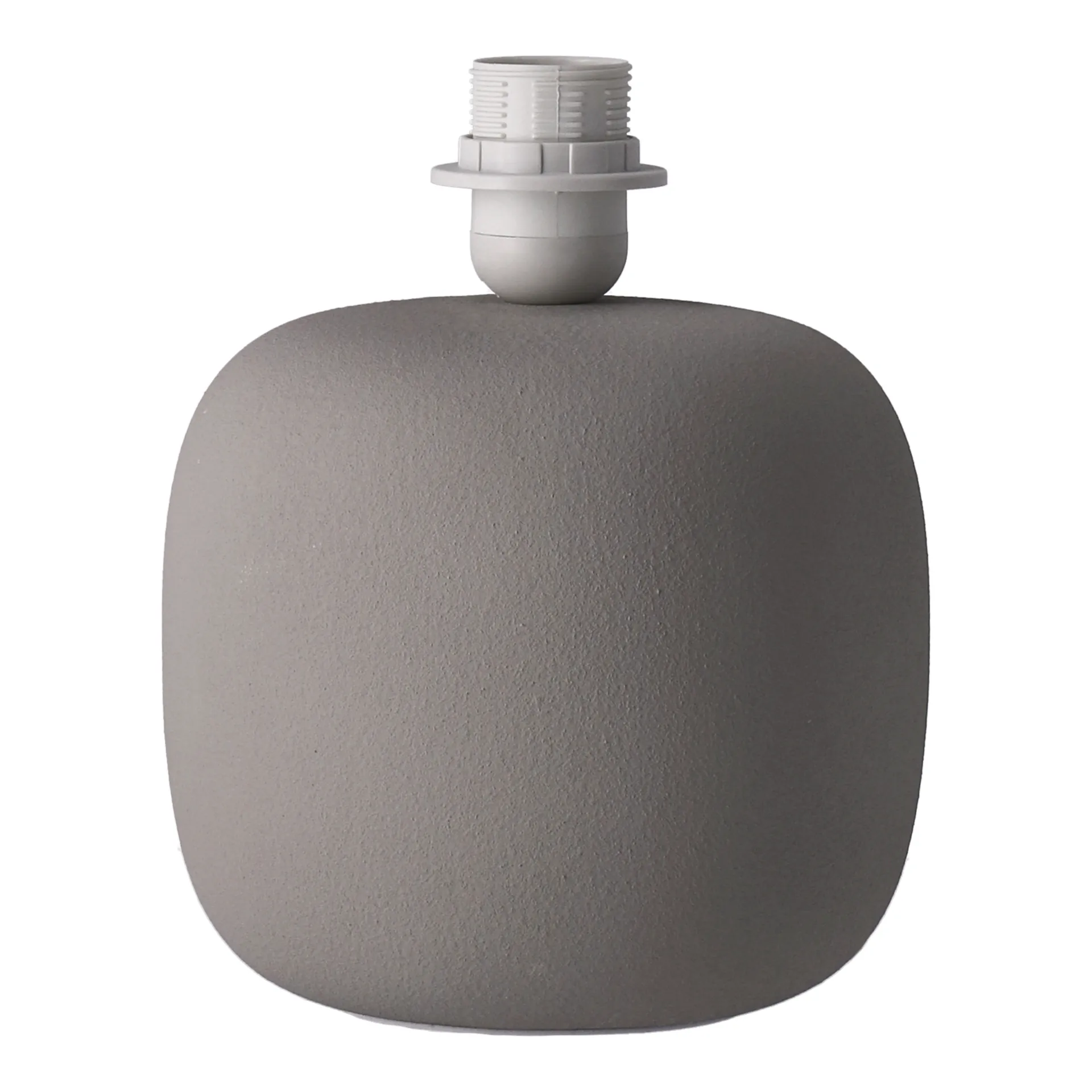 Boulder bordslampa 29 cm grey-pleated white Scandi Living