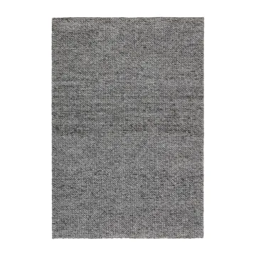 Braided ullmatta mörkgrå - 170x240 cm - Scandi Living