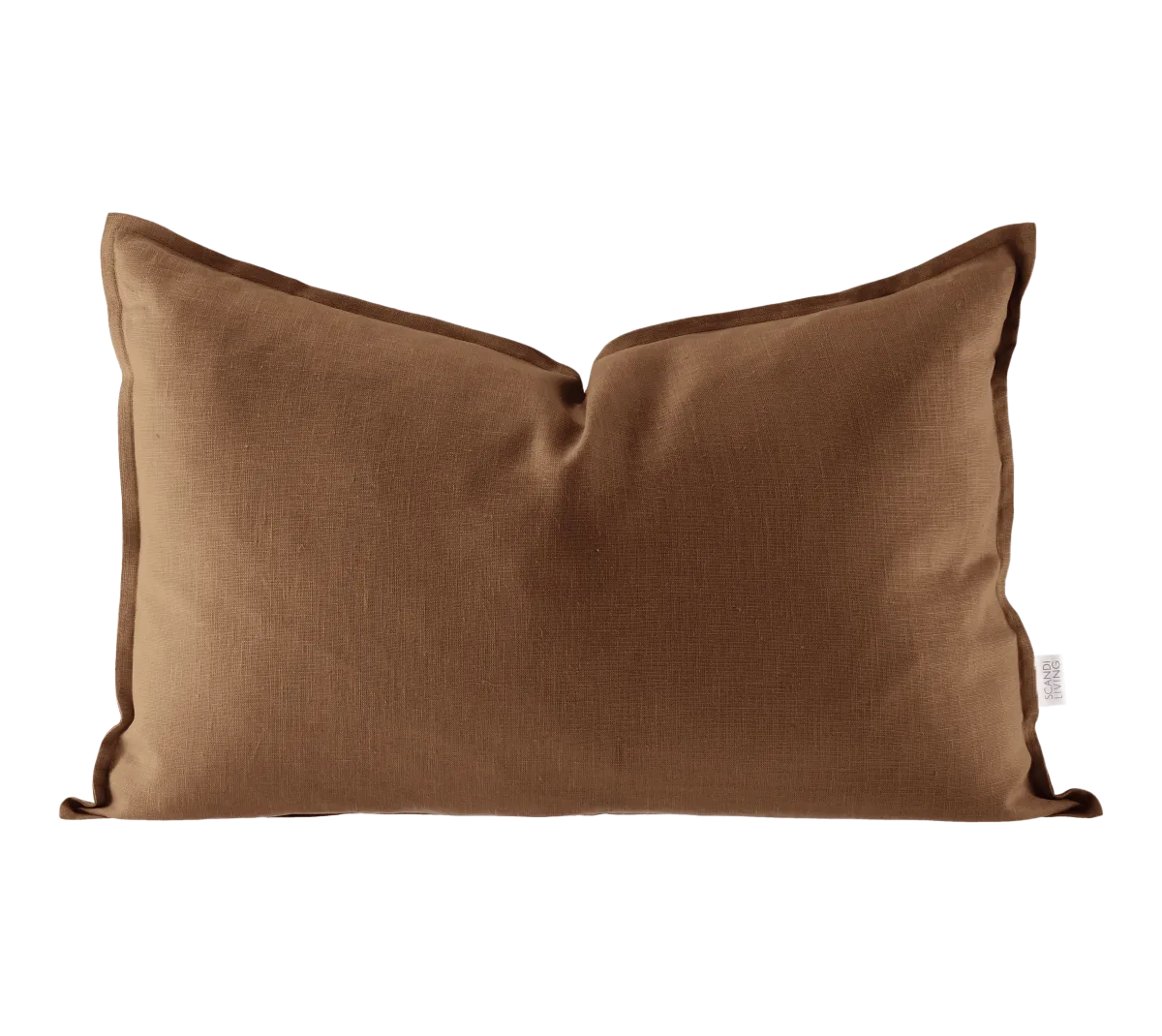 Calm kuddfodral linne 40x60 cm, Almond Brown Scandi Living