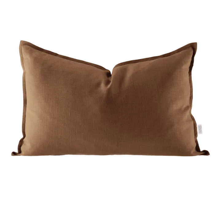 Calm kuddfodral linne 40x60 cm - Almond Brown - Scandi Living