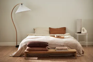 Calm kuddfodral linne 40x60 cm - Chocolate Brown - Scandi Living