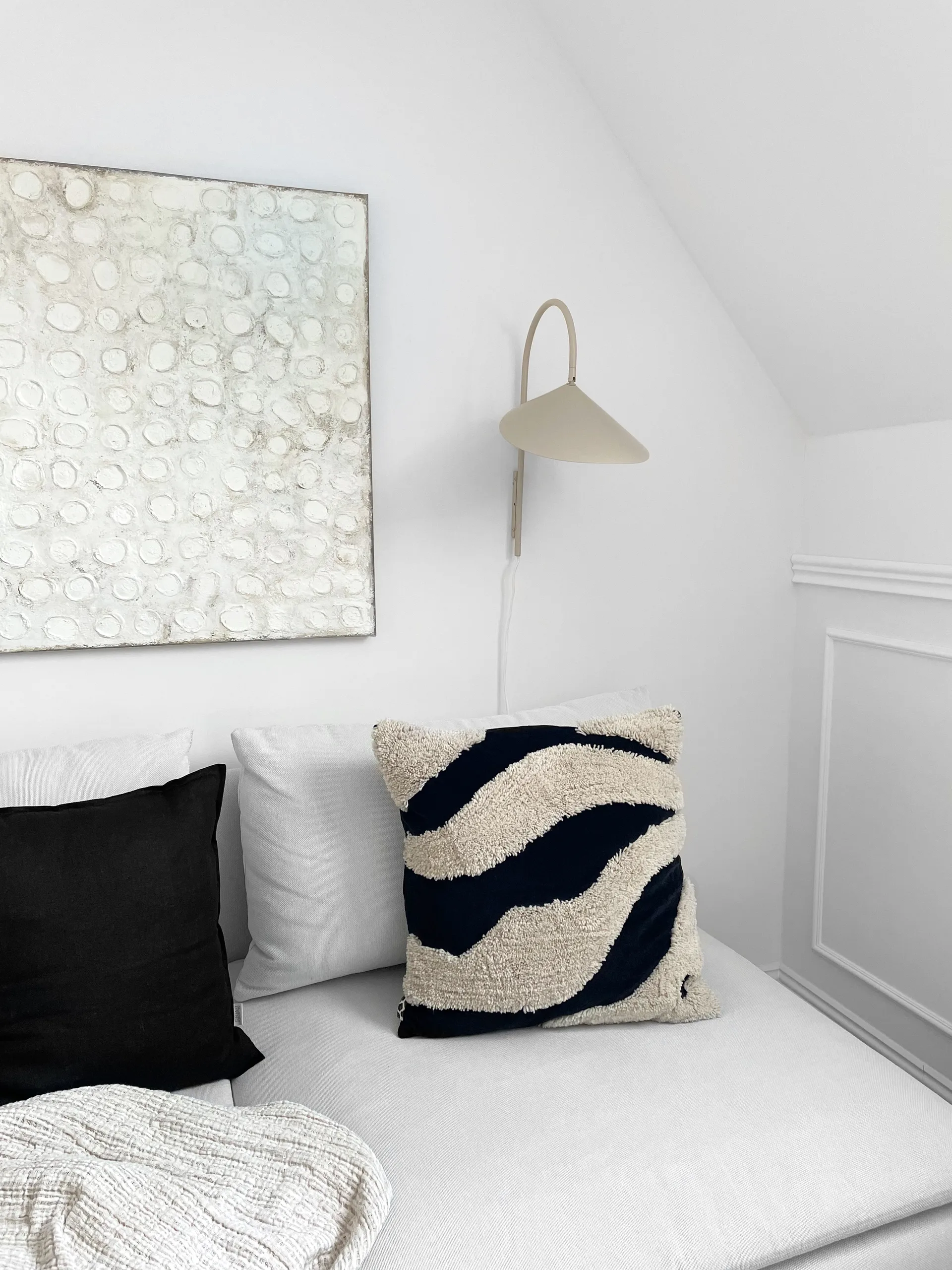 Calm kuddfodral linne 50x50 cm, Carbon Scandi Living