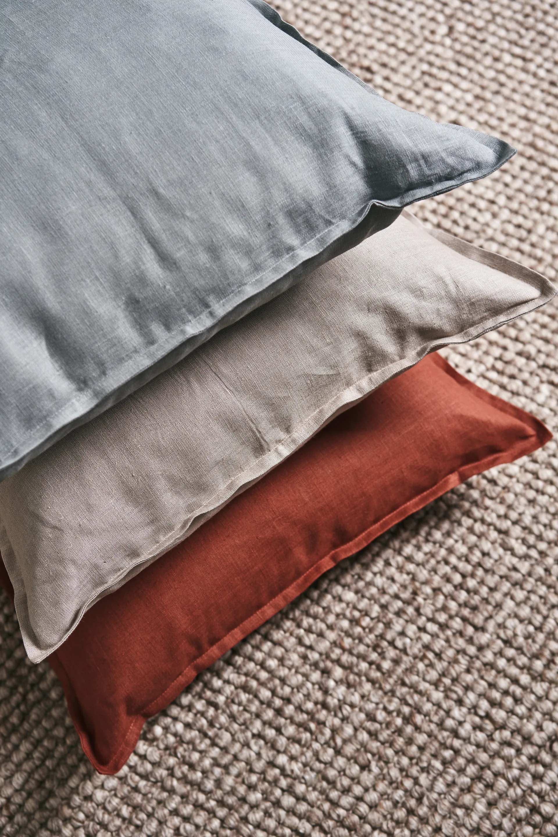 Calm kuddfodral linne 50x50 cm, Rust Scandi Living