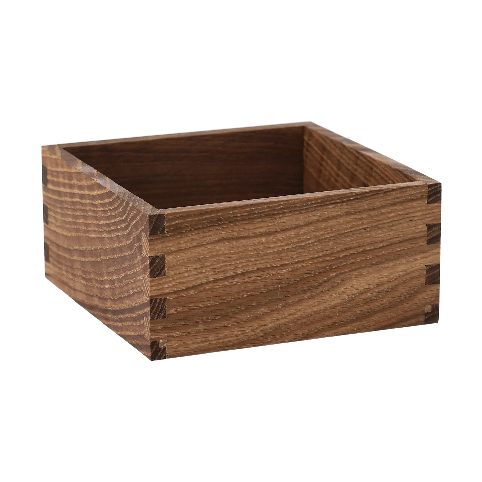Carve förvaringslåda 15 cm, Mörkbetsad ek Scandi Living