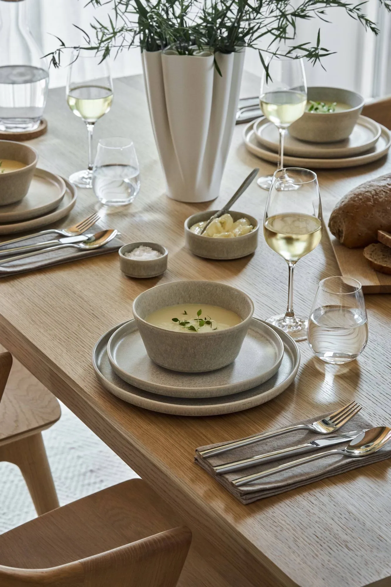Clay skål, Beige, Ø7 cm Scandi Living