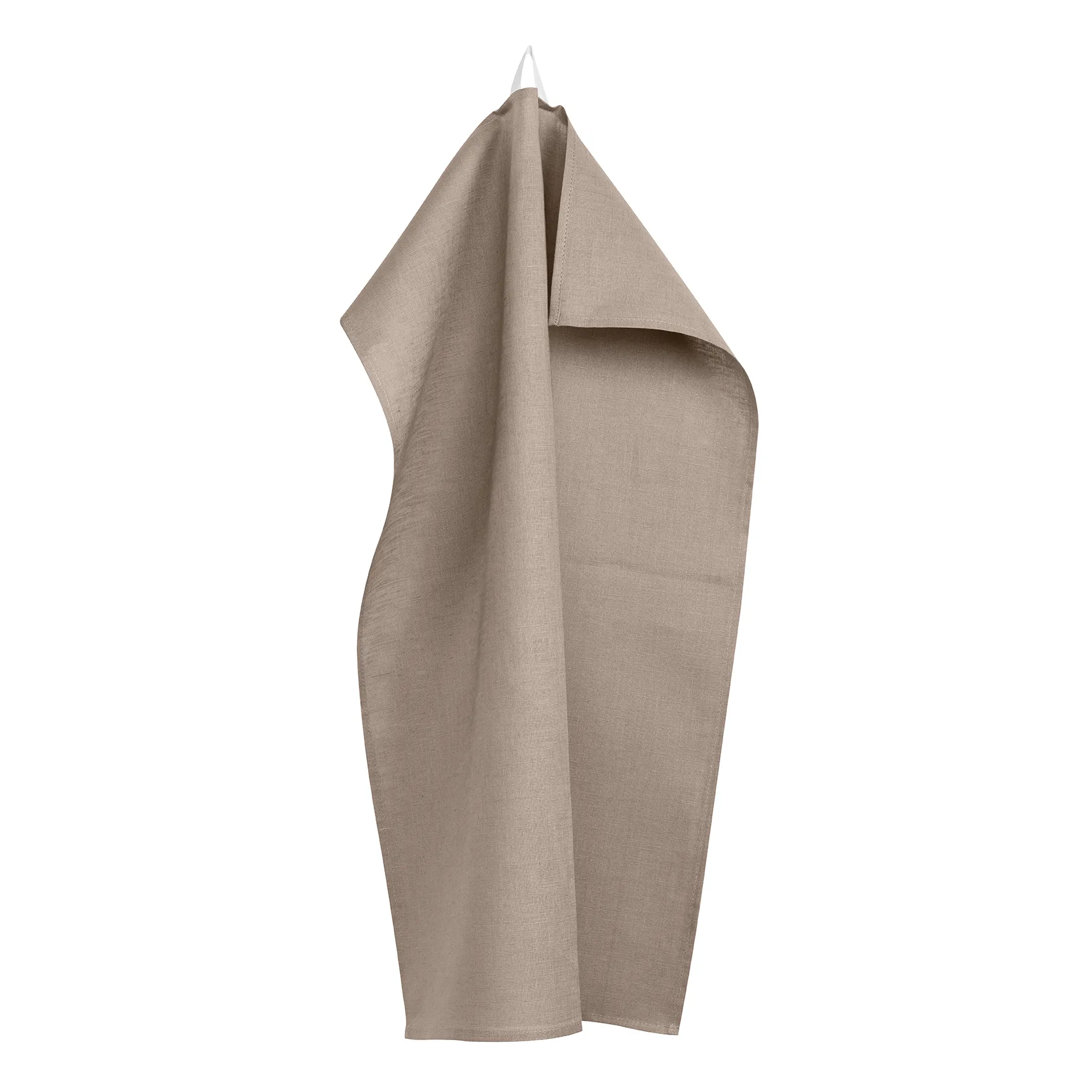 Clean kökshandduk i linne 47x70 cm 2-pack, sand Scandi Living