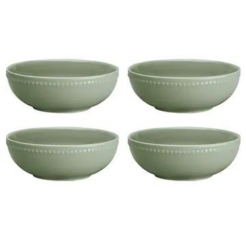 Dots frukostskål 60 cl 4-pack - Grön - Scandi Living