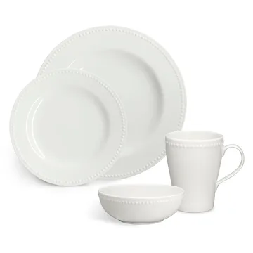 Dots mugg 35 cl 4-pack - Cremevit - Scandi Living