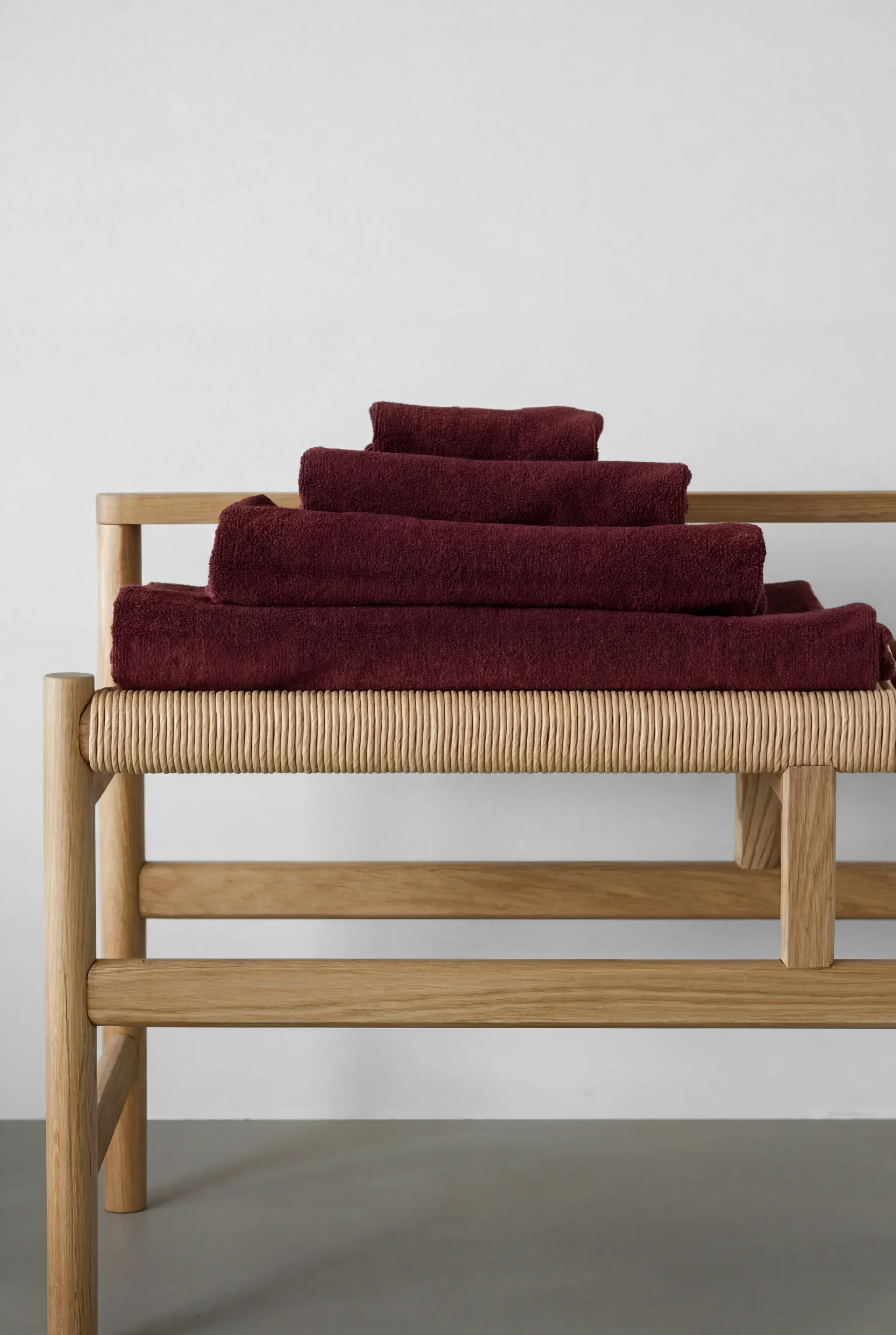 Drift badhandduk 100x150 cm, Röd Scandi Living