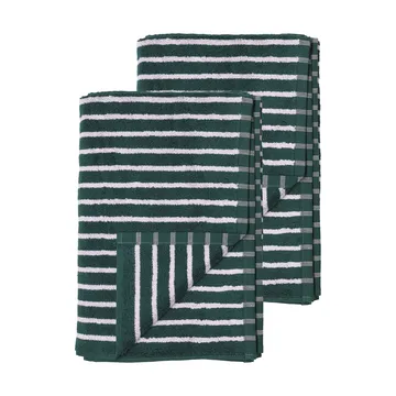 Drift badhanddukar 100x150 cm 2-pack - Grön-lila - Scandi Living