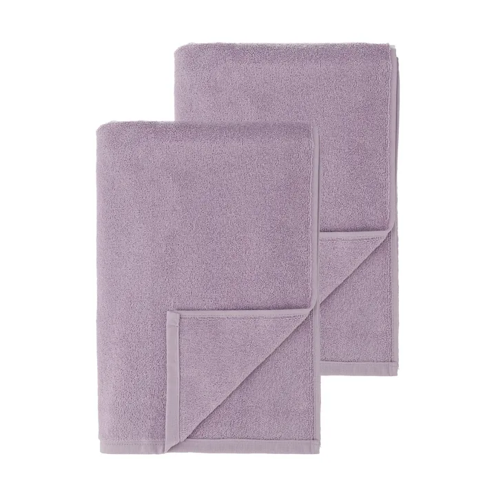 Drift badhanddukar 100x150 cm 2-pack - Lila - Scandi Living