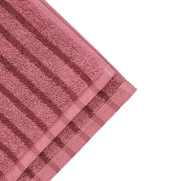 Drift handduk 30x50 cm - Rosa-röd - Scandi Living
