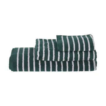 Drift handduk 50x70 cm - Grön-lila - Scandi Living