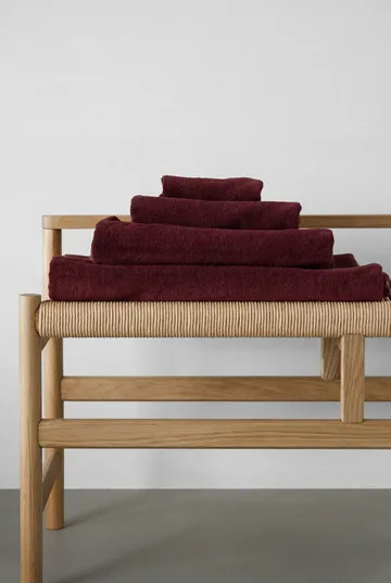 Drift handduk 50x70 cm - Röd - Scandi Living