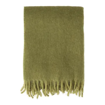 Dune mohair pläd  130x170 cm - Olive - Scandi Living